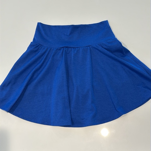 Old Navy CloudComfy Skort Extra High Waisted Crayon Blue Bike Shorts - Picture 13 of 16